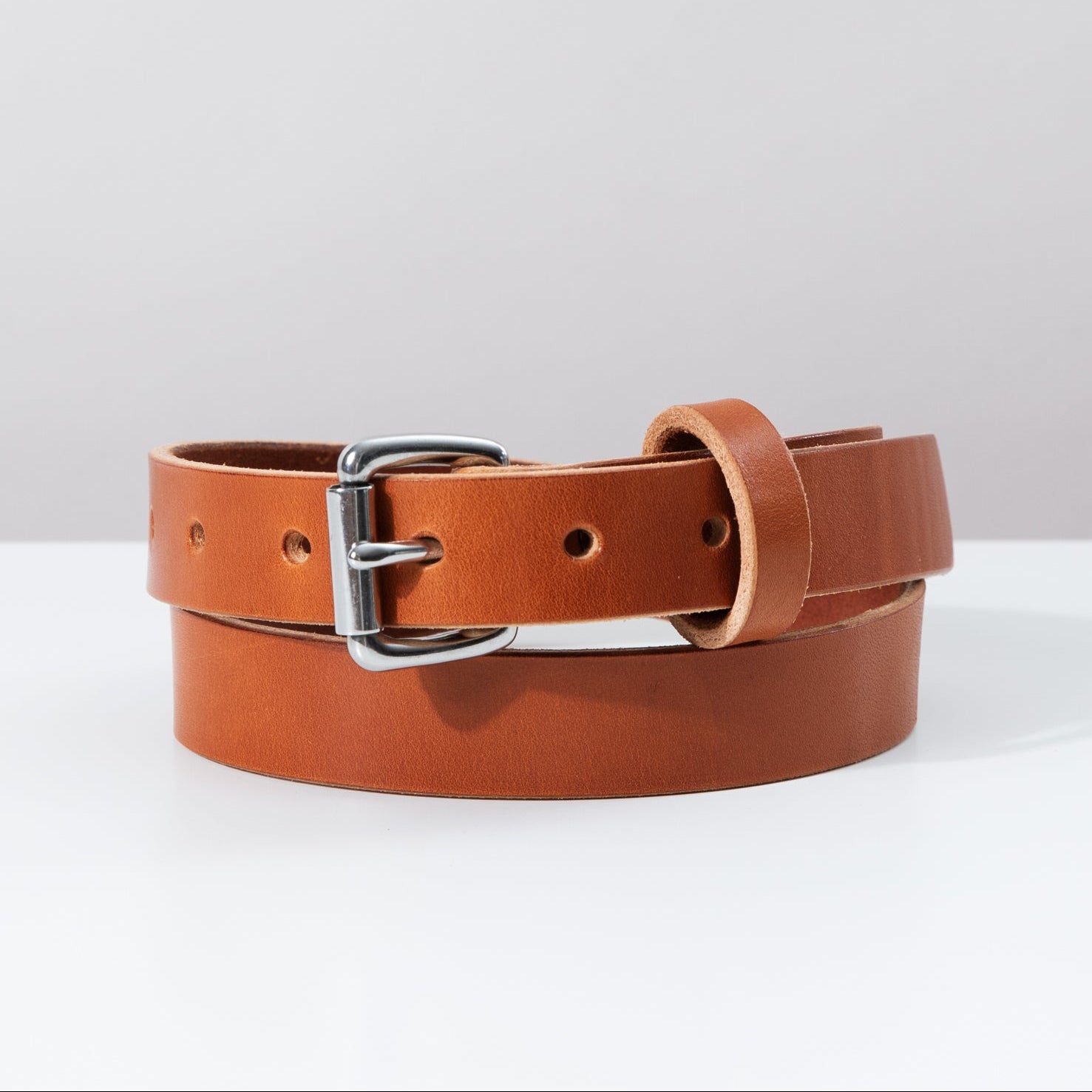 Slim Belt - Cognac – Foxtrot Studio display picture 2